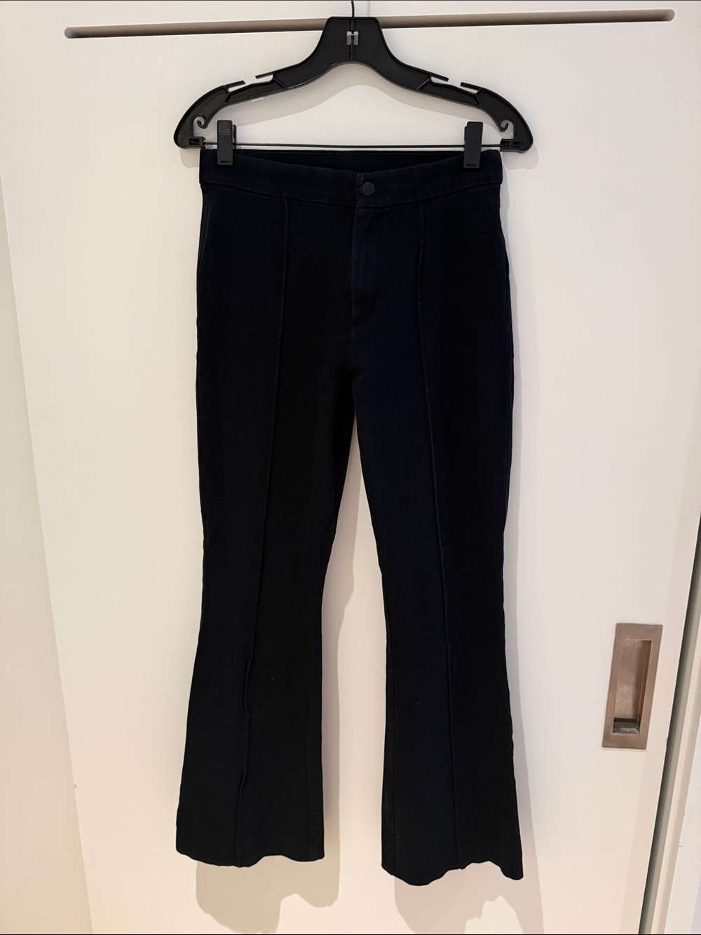 GAP Black Ponte Flared Pants